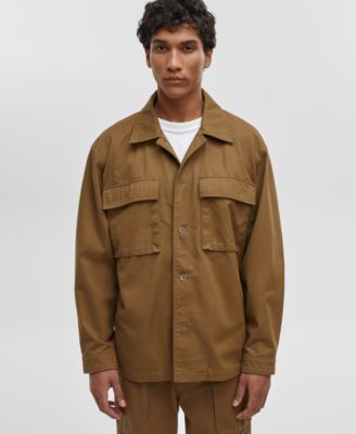 Mode of One - Men's Relaxed-Fit Utility Shirt Jacket