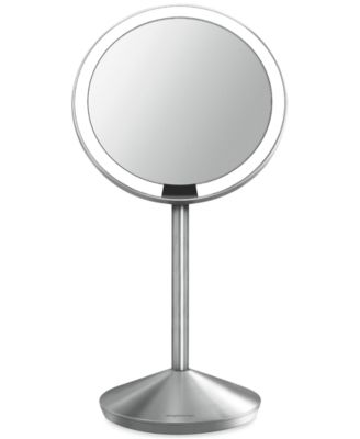simplehuman - Mini Lighted Sensor-Activated Magnifying Vanity Makeup Mirror