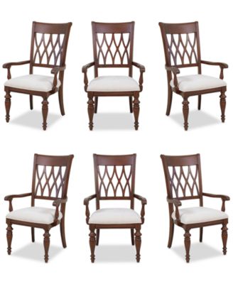 Furniture - Daria 6 Pc. Arm Chair Set