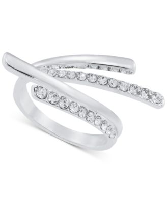 I.N.C. International Concepts - Crystal Silver-Tone Ring