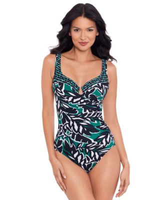 Miraclesuit - Women's Palma Verde Escape Tummy-Control One-Piece Swimsuit