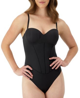 Maidenform - Women's Firm Control Tummy-Shaping Multiway Thong Bodysuit