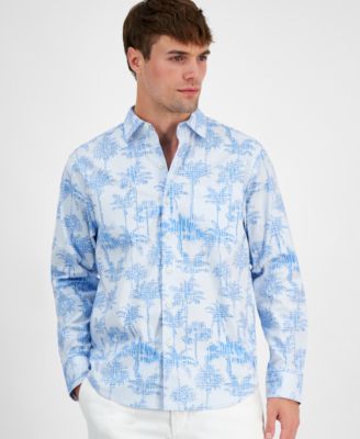 Tommy Bahama - Men's Digital Palms Regular-Fit Printed Button-Down Shirt