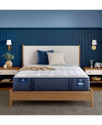 Serta - iComfortPro Ambrose 13" Latex Foam Plush Mattress Set - King