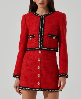 ASTR the Label - Women's Milena Button-Front Jacket