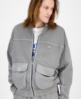 Hugo Boss - Men's Nombos Relaxed Fit Long Sleeve Zip-Front Jacket
