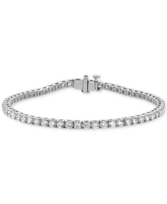 Macy's - Diamond Tennis Bracelet (5 ct. t.w.) in 14k White Gold