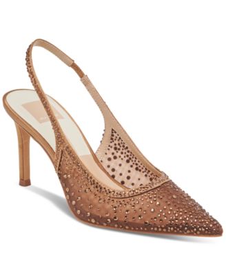 Dolce Vita - Women's Kaye Crystal Embellished Pointed-Toe Pumps