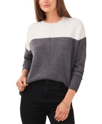 Vince Camuto - Extended Shoulder Colorblocked Sweater
