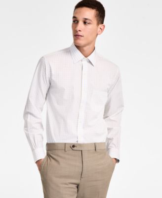 Brooks Brothers - Men's Regular-Fit Tattersall Dress Shirt