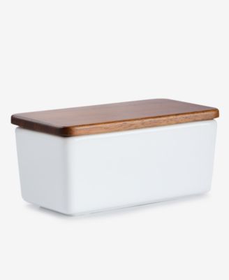 The Cellar - Whiteware James Collection Lidded Butter Dish