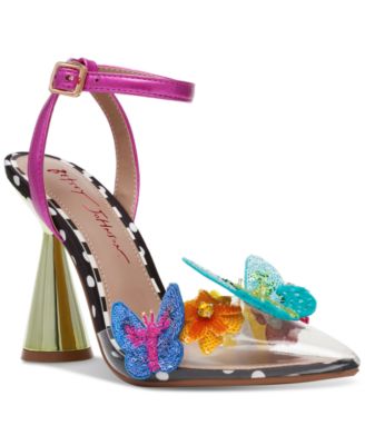 Betsey Johnson - Women's Kamilla Butterfly Lucite Pumps