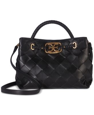 Sam Edelman - Cleo Small Woven Leather Satchel