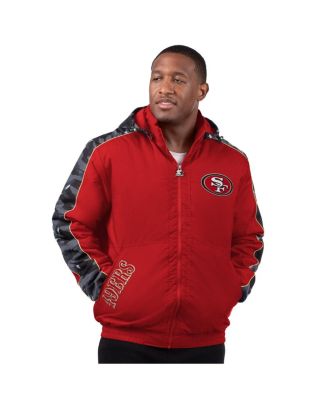 Starter - Men's Scarlet San Francisco 49ers Thursday Night Gridiron Full-Zip Jacket