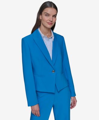 KARL LAGERFELD PARIS - Women's Seamed One-Button Jacket