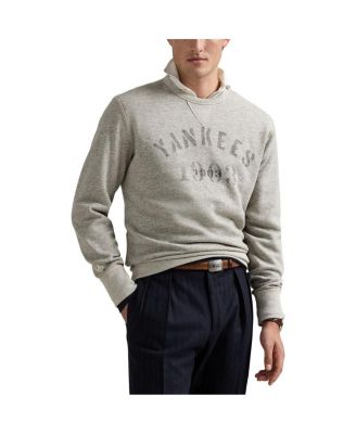 Polo Ralph Lauren - Men's Heather Gray New York Yankees Pullover Sweatshirt