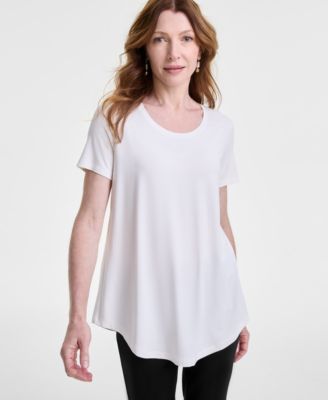 JM Collection - Scoop-Neck T-Shirt, Created for Macy's