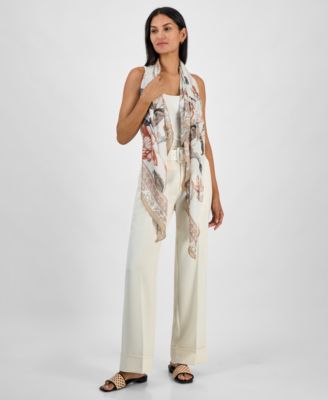 Giani Bernini - Floral Bias Print Wrap