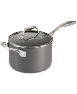 Tramontina - Hard-Anodized Aluminum 4-Qt Covered Saucepan