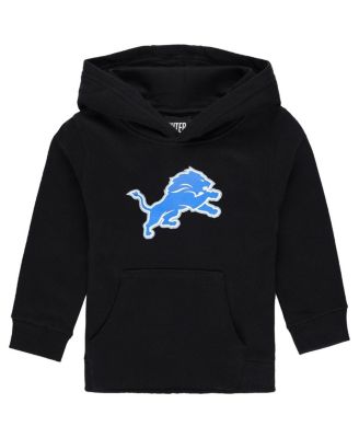 Outerstuff - Toddler Black Detroit Lions Logo Pullover Hoodie