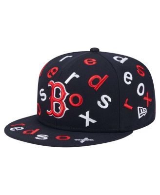 New Era - Men's Navy Boston Red Sox Team Confetti 59FIFTY Fitted Hat