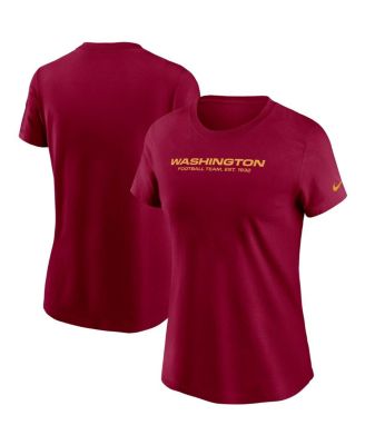Nike - Women's Burgundy Washington Football Team Logo Essential T-Shirt