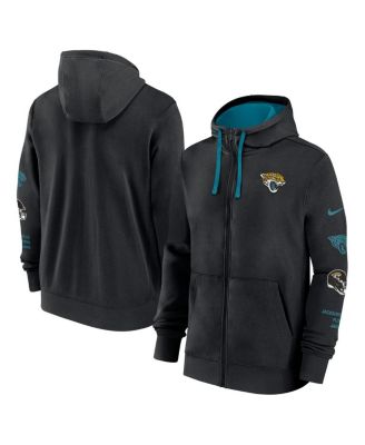 Nike - Men's Black Jacksonville Jaguars Club Full-Zip Hoodie Jacket