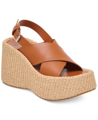 Dolce Vita - Women's Skylar Platform Crossband Espadrille Wedge Sandals