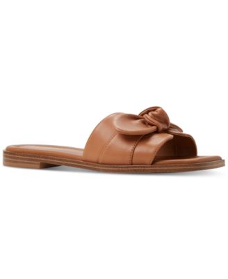 ALDO - Women's Lavinia Knot-Trim Slide Flat Sandals