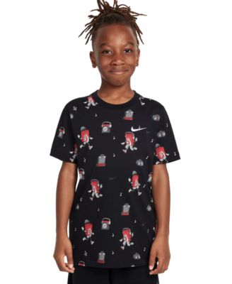 Nike - Big Kids Sportswear Printed Crewneck T-Shirt