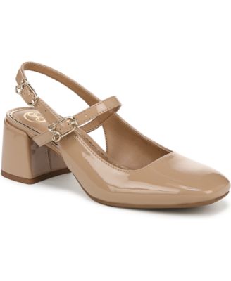 Sam and Libby - Grace Block-Heel Slingback Pumps