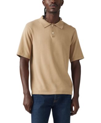 Levi's - Men's Short Sleeve Textured Polo Sweater