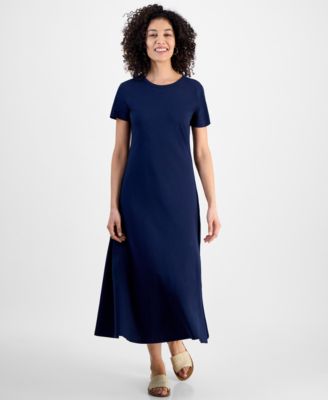 Style & Co - Petite T-Shirt Maxi Dress, Exclusively at Macy's