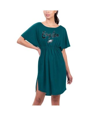 G-III 4Her by Carl Banks - Women's Green Philadelphia Eagles Versus Swim Cover-Up