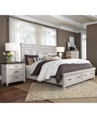 Furniture - Dawnwood 3-Pc. California King Storage Set (Bed, Chest & 2-Drawer Nightstand)
