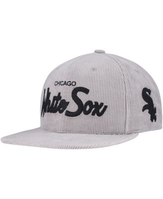 Mitchell & Ness - Men's Gray Chicago White Sox Corduroy Snapback Hat