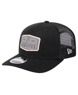 New Era - Men's Gray Pittsburgh Pirates Labeled 9SEVENTY Stretch-Snap Adjustable Hat