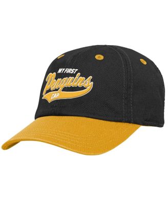 Outerstuff - Baby Boys and Girls Black Pittsburgh Penguins My First Tail Sweep Slouch Flex&nbsp;Hat