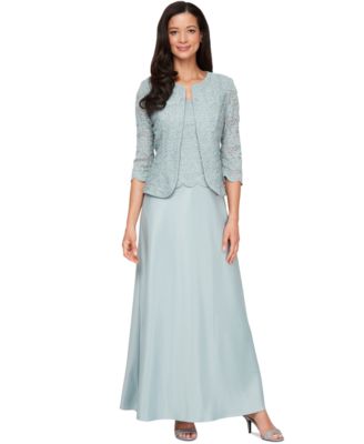 Alex Evenings - Petite Lace Dress and Jacket