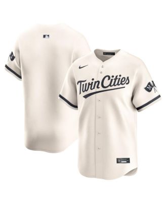 Nike - Men's Cream Minnesota Twins Alternate Limited Jersey