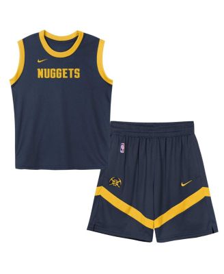 Nike - Preschool Navy Denver Nuggets Mesh Tank Top and Shorts Set