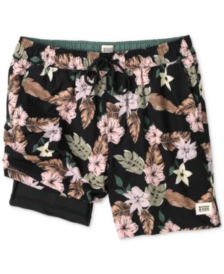 SCOTCH & SODA - Men's Nostalgia Floral-Print Drawstring Swim Trunks