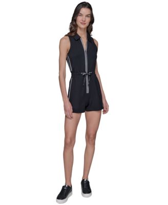 KARL LAGERFELD PARIS - Women's Drawstring Romper