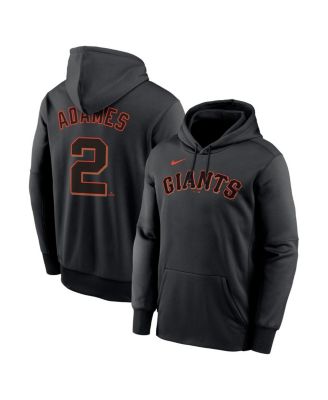 Nike - Men's Willy Adames Black San Francisco Giants Name Number Performance Pullover Hoodie