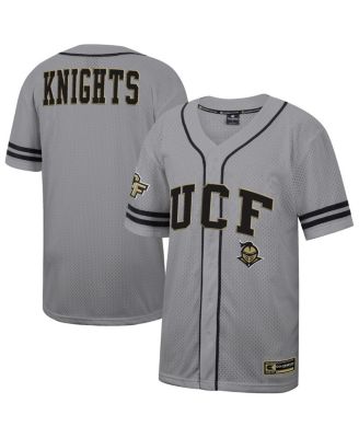 Colosseum - Men's Gray UCF Knights Free Spirited Baseball Jersey