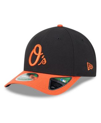 New Era - Men's Black Baltimore Orioles Player Replica 9forty Adjustable Hat