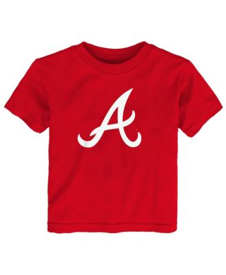 Outerstuff - Toddler Red Atlanta Braves Primary Logo T-Shirt