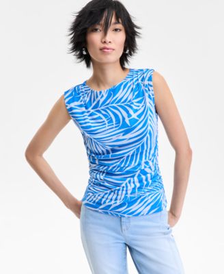 I.N.C. International Concepts - Women's Printed Mesh Tank Top