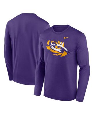 Nike - Men's Purple LSU Tigers Primetime Alternate Logo Legend Long Sleeve T-Shirt