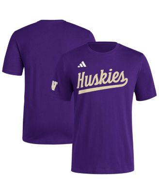 adidas - Men's Purple Washington Huskies Fresh Wordmark T-Shirt